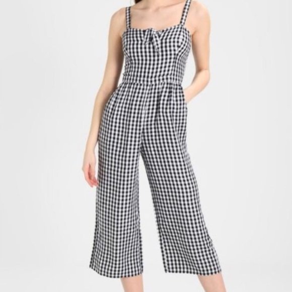 crop wide leg jumpsuit hollister